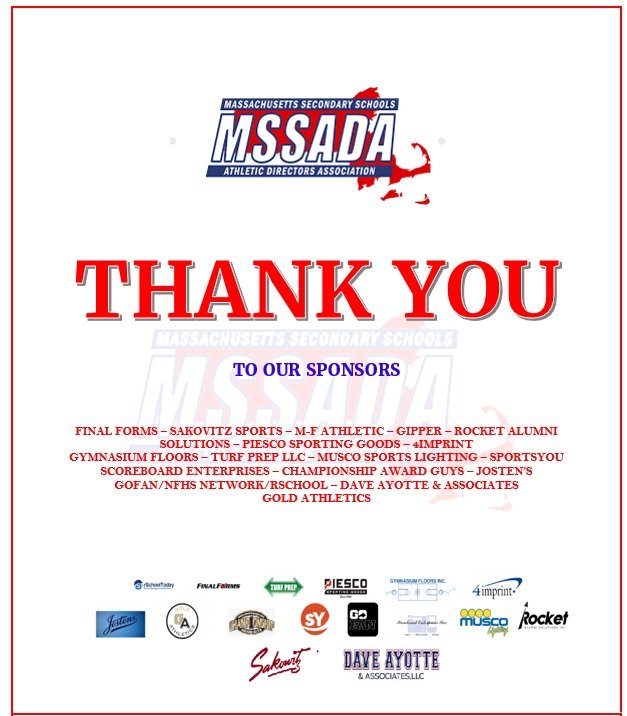 THANK YOU TO OUR MSSADA SPONSORS!