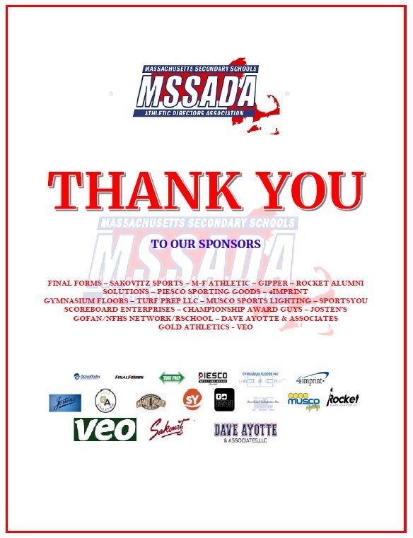 THANK YOU TO OUR MSSADA SPONSORS!